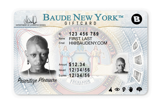 BAUDE GIFT CARD